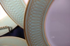 ROSENTHAL SPENCERIAN CELADON GREEN- BREAD & BUTTER PLATE   .....  http://jaapiesfinechinastore.com
