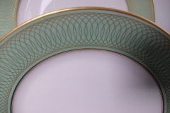 ROSENTHAL SPENCERIAN CELADON GREEN- DINNER PLATE  .....  https://www.jaapiesfinechinastore.com