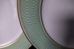 ROSENTHAL SPENCERIAN CELADON GREEN- DINNER PLATE  .....  http://jaapiesfinechinastore.com