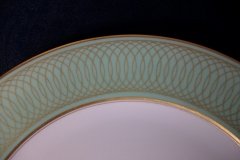 ROSENTHAL SPENCERIAN CELADON GREEN- DINNER PLATE  .....  http://jaapiesfinechinastore.com