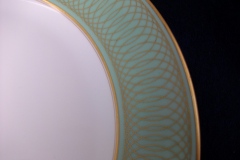 ROSENTHAL SPENCERIAN CELADON GREEN- DINNER PLATE  .....  https://www.jaapiesfinechinastore.com