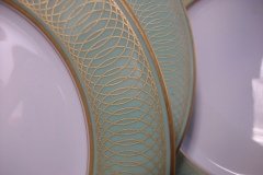 ROSENTHAL SPENCERIAN CELADON GREEN- SALAD PLATE  .....  http://jaapiesfinechinastore.com