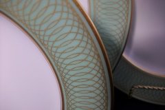 ROSENTHAL SPENCERIAN CELADON GREEN- SALAD PLATE  .....  http://jaapiesfinechinastore.com