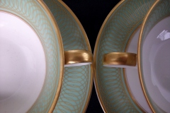 ROSENTHAL SPENCERIAN CELADON GREEN- SOUP BOWL & SAUCER  .....  https://www.jaapiesfinechinastore.com