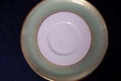 ROSENTHAL SPENCERIAN CELADON GREEN- SOUP BOWL & SAUCER  .....  http://jaapiesfinechinastore.com
