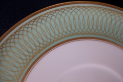 ROSENTHAL SPENCERIAN CELADON GREEN- SOUP BOWL & SAUCER  .....  https://www.jaapiesfinechinastore.com