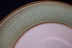 ROSENTHAL SPENCERIAN CELADON GREEN- SOUP BOWL & SAUCER  .....  http://jaapiesfinechinastore.com