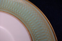 ROSENTHAL SPENCERIAN CELADON GREEN- SOUP BOWL & SAUCER  .....  http://jaapiesfinechinastore.com