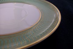 ROSENTHAL SPENCERIAN CELADON GREEN- SOUP BOWL & SAUCER  .....  http://jaapiesfinechinastore.com