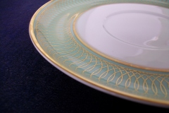 ROSENTHAL SPENCERIAN CELADON GREEN- SOUP BOWL & SAUCER  .....  https://www.jaapiesfinechinastore.com