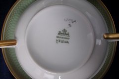 ROSENTHAL SPENCERIAN CELADON GREEN- SOUP BOWL & SAUCER  .....  http://jaapiesfinechinastore.com