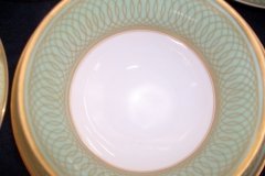 ROSENTHAL SPENCERIAN CELADON GREEN- CUP & SAUCER   .....  http://jaapiesfinechinastore.com