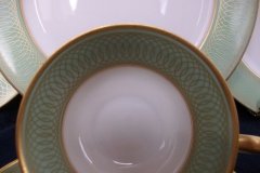 ROSENTHAL SPENCERIAN CELADON GREEN- CUP & SAUCER   .....  http://jaapiesfinechinastore.com
