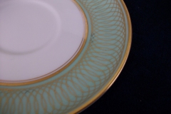 ROSENTHAL SPENCERIAN CELADON GREEN- CUP & SAUCER   .....  https://www.jaapiesfinechinastore.com