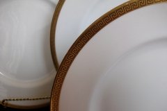 ROYAL ALBERT GREEK KEY- SALAD PLATE   .....   http://jaapiesfinechinastore.com