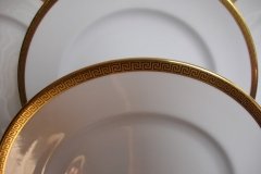 ROYAL ALBERT GREEK KEY- SALAD PLATE   .....   http://jaapiesfinechinastore.com