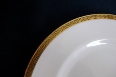 ROYAL ALBERT GREEK KEY- SALAD PLATE   .....   http://jaapiesfinechinastore.com