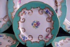 ROYAL BAYREUTH ROSALIND AQUA-BREAD & BUTTER PLATE  .....   http://jaapiesfinechinastore.com