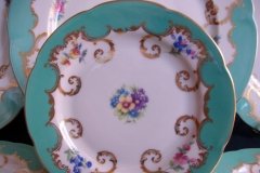 ROYAL BAYREUTH ROSALIND AQUA-BREAD & BUTTER PLATE  .....   http://jaapiesfinechinastore.com