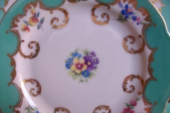 ROYAL BAYREUTH ROSALIND AQUA-BREAD & BUTTER PLATE  .....   https://www.jaapiesfinechinastore.com