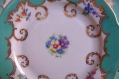 ROYAL BAYREUTH ROSALIND AQUA-BREAD & BUTTER PLATE  .....   http://jaapiesfinechinastore.com