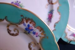 ROYAL BAYREUTH ROSALIND AQUA-BREAD & BUTTER PLATE  .....   http://jaapiesfinechinastore.com