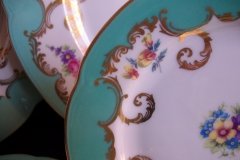 ROYAL BAYREUTH ROSALIND AQUA-BREAD & BUTTER PLATE  .....   http://jaapiesfinechinastore.com