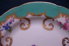 ROYAL BAYREUTH ROSALIND AQUA-BREAD & BUTTER PLATE  .....   http://jaapiesfinechinastore.com