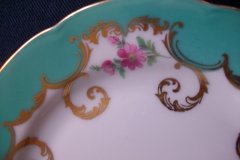 ROYAL BAYREUTH ROSALIND AQUA-BREAD & BUTTER PLATE  .....   http://jaapiesfinechinastore.com