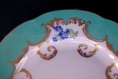 ROYAL BAYREUTH ROSALIND AQUA-BREAD & BUTTER PLATE  .....   http://jaapiesfinechinastore.com