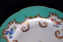 ROYAL BAYREUTH ROSALIND AQUA-BREAD & BUTTER PLATE  .....   https://www.jaapiesfinechinastore.com