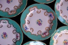 ROYAL BAYREUTH ROSALIND AQUA-BREAD & BUTTER PLATE  .....   http://jaapiesfinechinastore.com