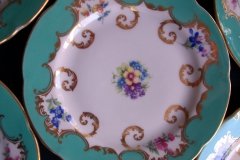 ROYAL BAYREUTH ROSALIND AQUA-BREAD & BUTTER PLATE  .....   http://jaapiesfinechinastore.com