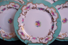 ROYAL BAYREUTH ROSALIND AQUA-DINNER PLATE  .....   https://www.jaapiesfinechinastore.com