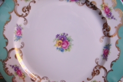 ROYAL BAYREUTH ROSALIND AQUA-DINNER PLATE  .....   https://www.jaapiesfinechinastore.com