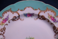 ROYAL BAYREUTH ROSALIND AQUA-DINNER PLATE  .....   https://www.jaapiesfinechinastore.com