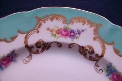 ROYAL BAYREUTH ROSALIND AQUA-DINNER PLATE  .....   https://www.jaapiesfinechinastore.com