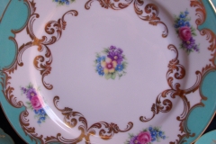 ROYAL BAYREUTH ROSALIND AQUA-SALAD PLATE  .....   https://www.jaapiesfinechinastore.com