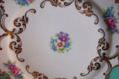 ROYAL BAYREUTH ROSALIND AQUA-SALAD PLATE  .....   http://jaapiesfinechinastore.com