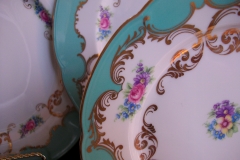 ROYAL BAYREUTH ROSALIND AQUA-SALAD PLATE  .....   https://www.jaapiesfinechinastore.com