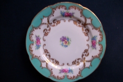 ROYAL BAYREUTH ROSALIND AQUA-SALAD PLATE  .....   https://www.jaapiesfinechinastore.com