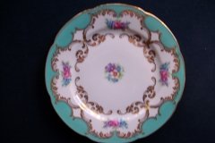 ROYAL BAYREUTH ROSALIND AQUA-SALAD PLATE  .....   http://jaapiesfinechinastore.com
