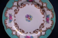 ROYAL BAYREUTH ROSALIND AQUA-SALAD PLATE  .....   http://jaapiesfinechinastore.com