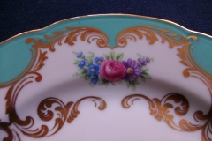 ROYAL BAYREUTH ROSALIND AQUA-SALAD PLATE  .....   https://www.jaapiesfinechinastore.com