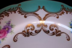 ROYAL BAYREUTH ROSALIND AQUA-SALAD PLATE  .....   http://jaapiesfinechinastore.com