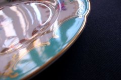 ROYAL BAYREUTH ROSALIND AQUA-SALAD PLATE  .....   http://jaapiesfinechinastore.com