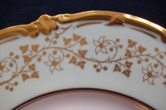 ROYAL CAULDON CONSORT GREEN (GOLD VINES & FLOWERS)-  DINNER PLATE   .....  https://www.jaapiesFineChinaStore.com