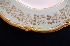 ROYAL CAULDON CONSORT GREEN (GOLD VINES & FLOWERS)-  DINNER PLATE   .....  https://www.jaapiesFineChinaStore.com