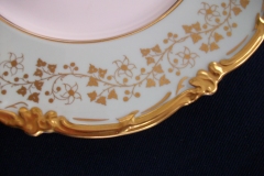 ROYAL CAULDON CONSORT GREEN (GOLD VINES & FLOWERS)-  DINNER PLATE   .....  https://www.jaapiesFineChinaStore.com