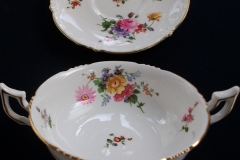 ROYAL CAULDON MARITA- SOUP BOWL & SAUCER  .....https://www.jaapiesfinechinastore.com